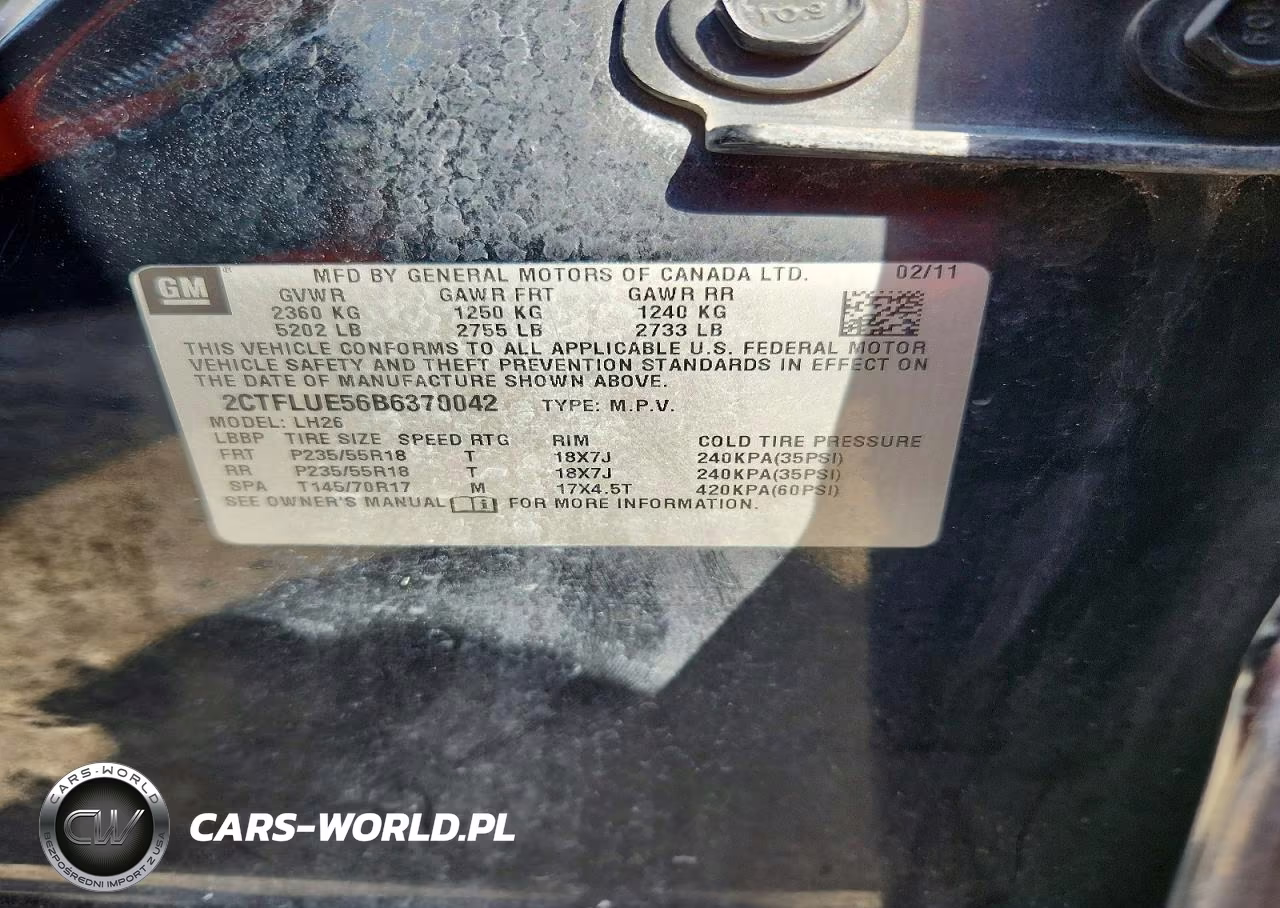 2011 GMC Terrain Slt VIN:2CTFLUE56B6370042 - 13