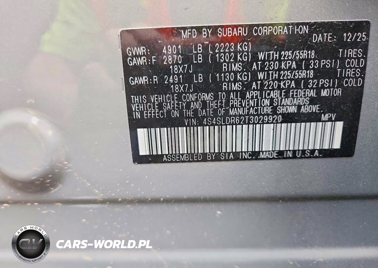 2026 Subaru Forester Limited VIN:4S4SLDR62T3029920 - 13