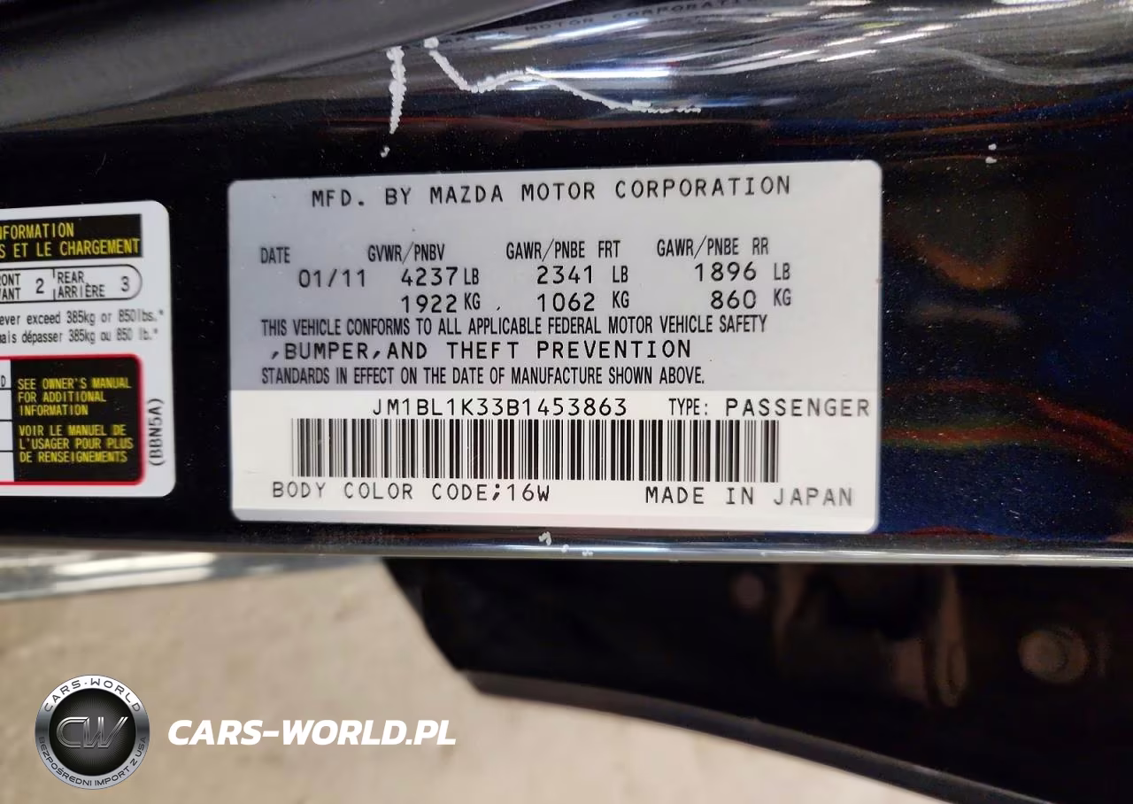 2011 Mazda Speed 3 VIN:JM1BL1K33B1453863 - 13