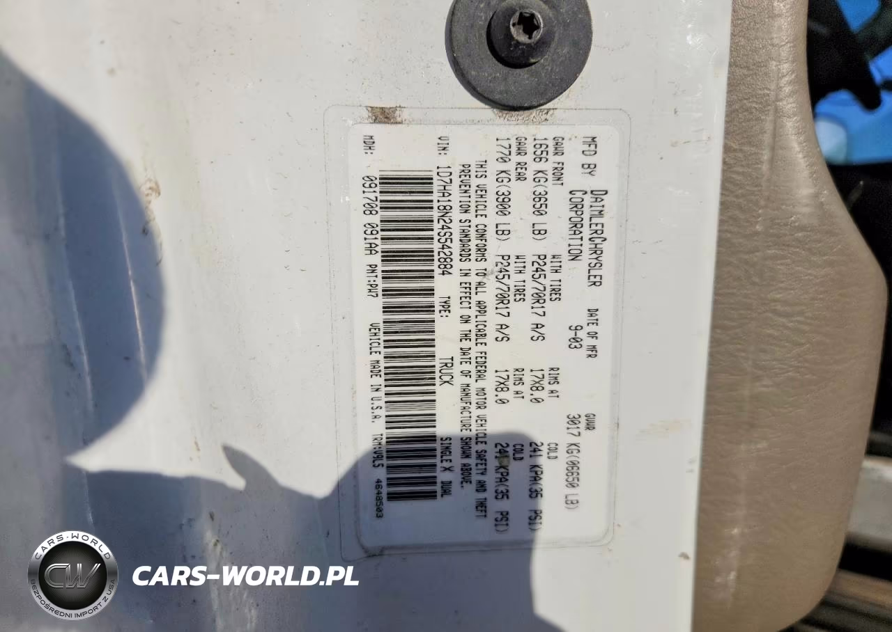 2004 Dodge Ram 1500 St VIN:1D7HA18N24S542884 - 12