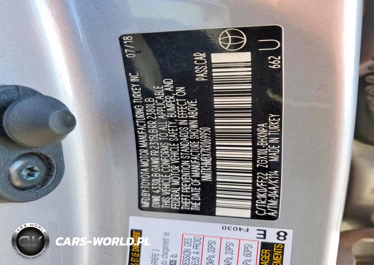 2019 Toyota C-Hr Xle VIN:NMTKHMBX7KR069950 - 13
