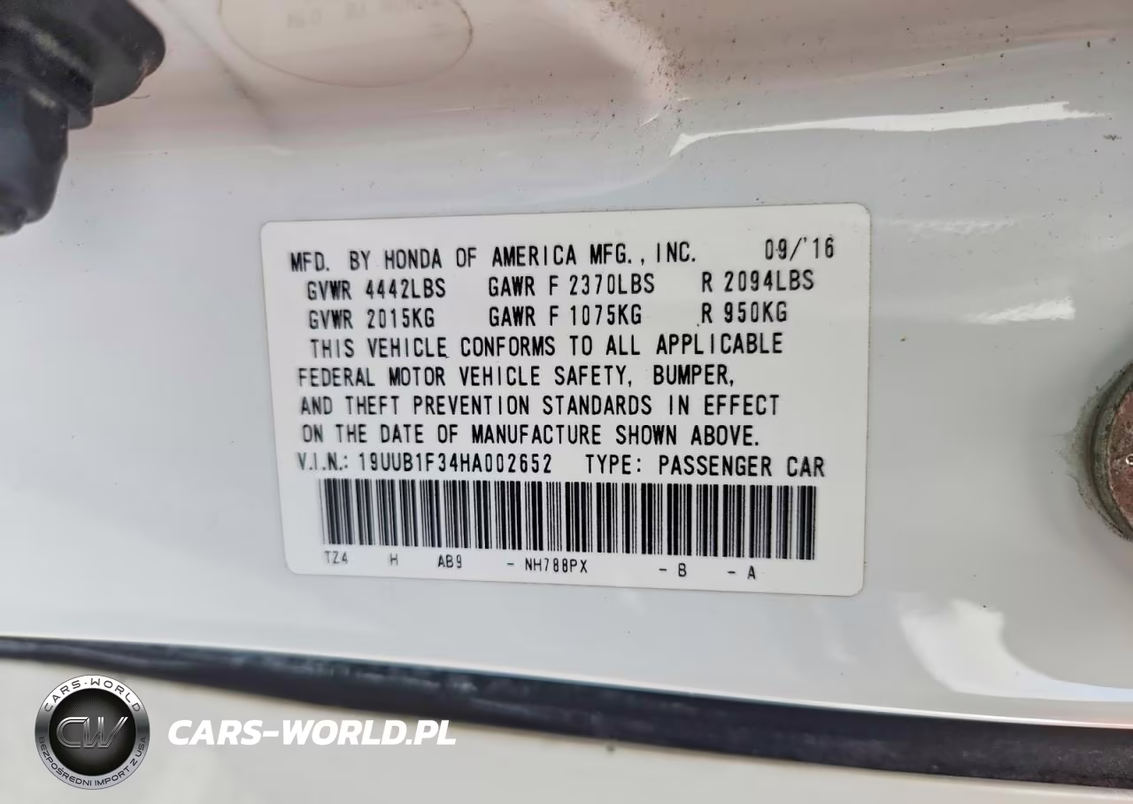 2017 Acura Tlx VIN:19UUB1F34HA002652 - 12