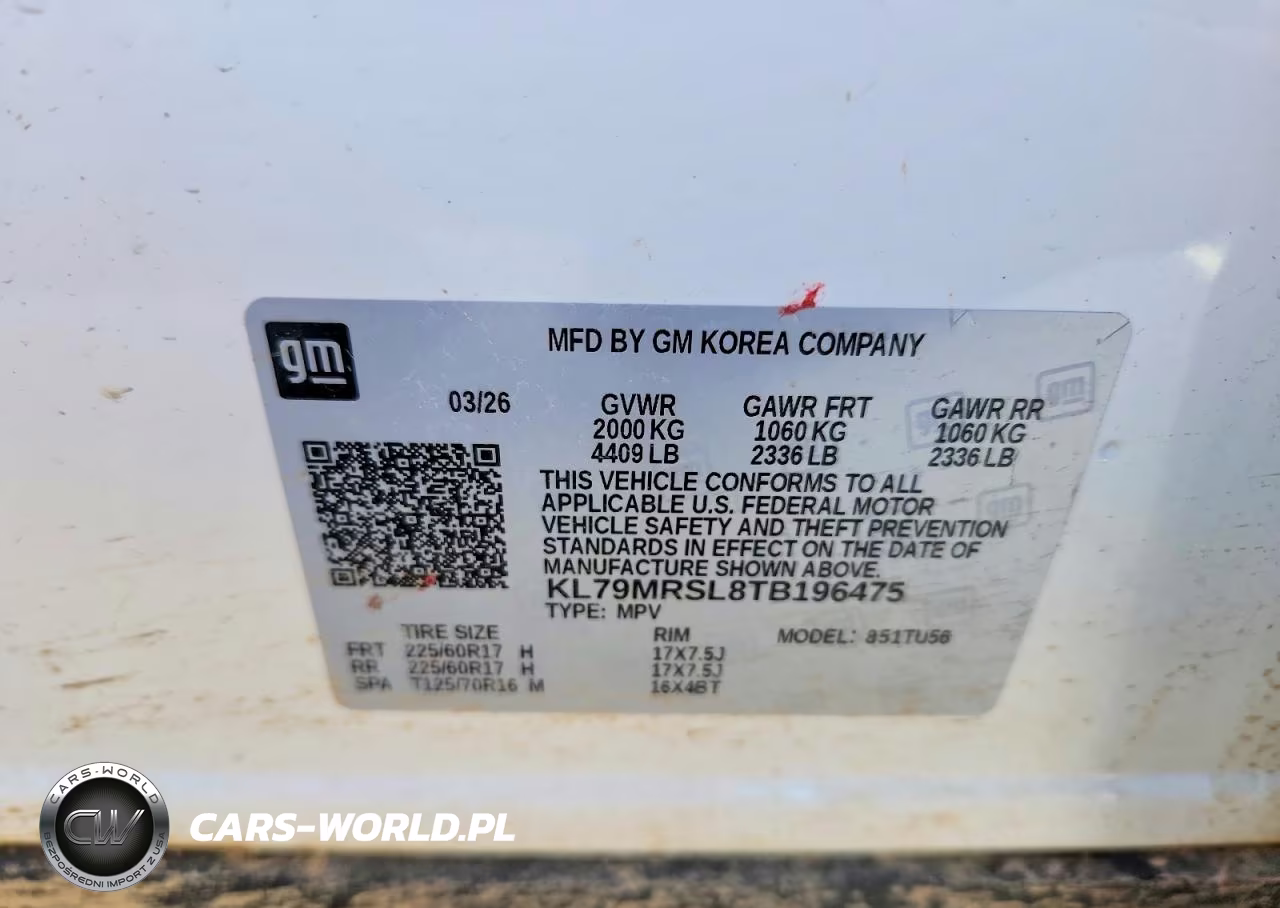 2026 Chevrolet Trailblazer Lt VIN:KL79MRSL8TB196475 - 12