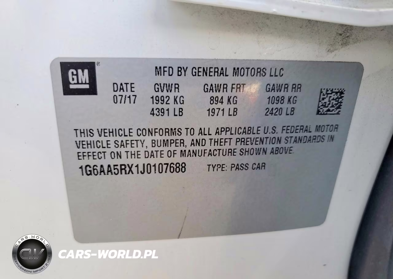 2018 Cadillac Ats VIN:1G6AA5RX1J0107688 - 12