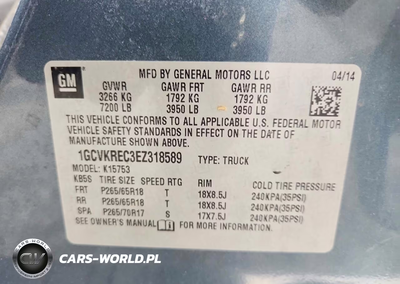 2014 Chevrolet Silverado K1500 Lt VIN:1GCVKREC3EZ318589 - 12