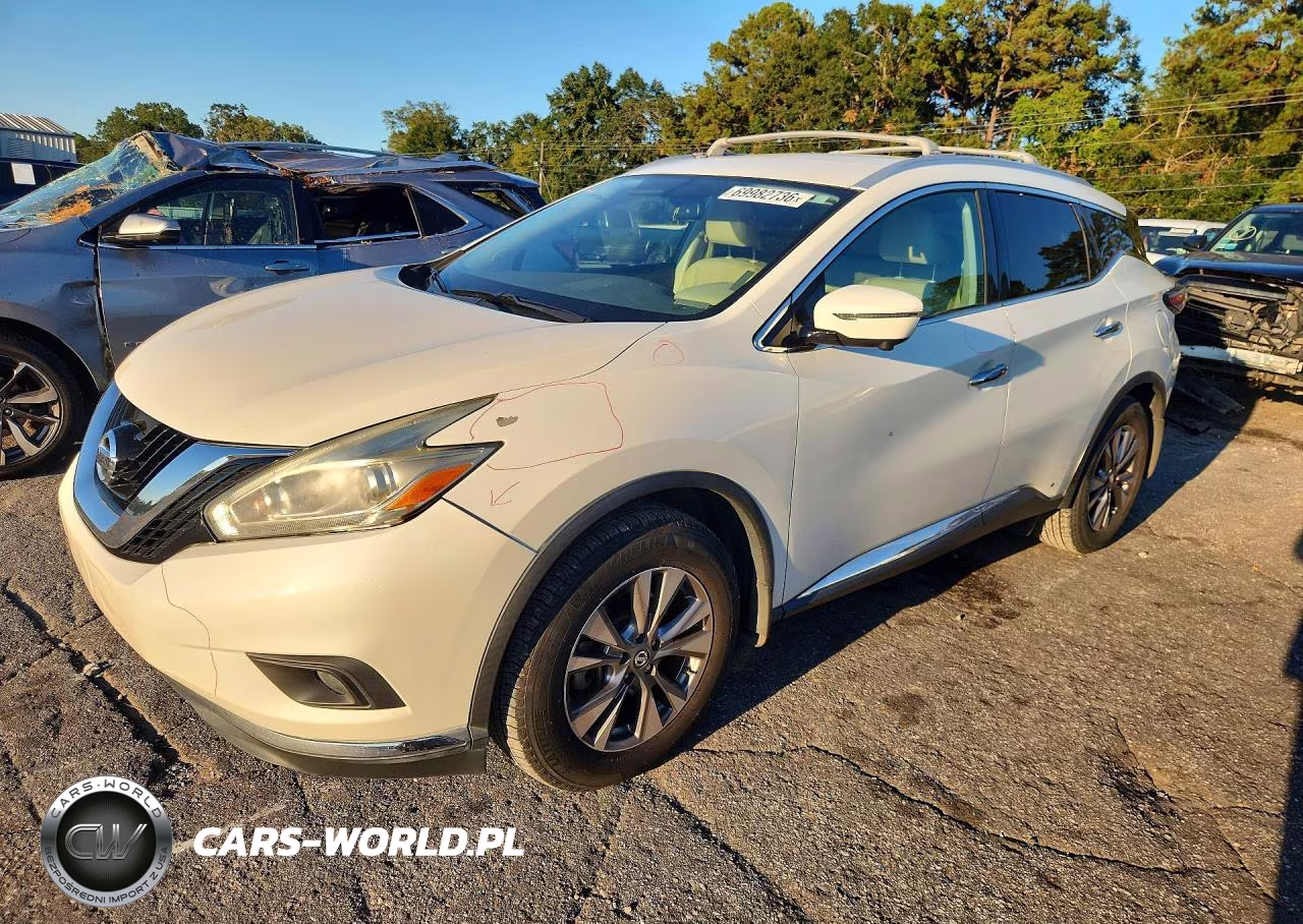 2017 Nissan Murano Sl VIN:5N1AZ2MG6HN160276 - 1