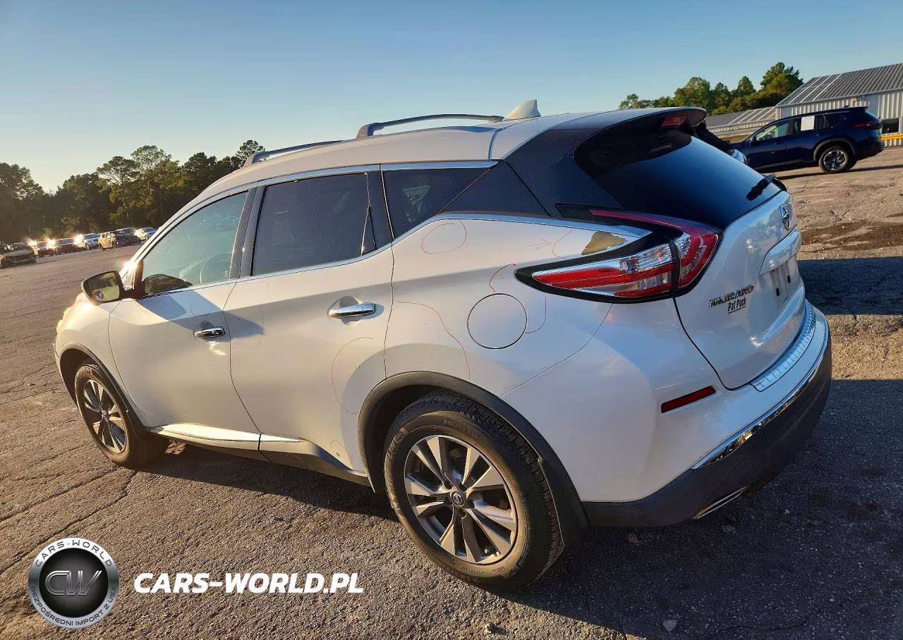 2017 Nissan Murano Sl VIN:5N1AZ2MG6HN160276 - 2