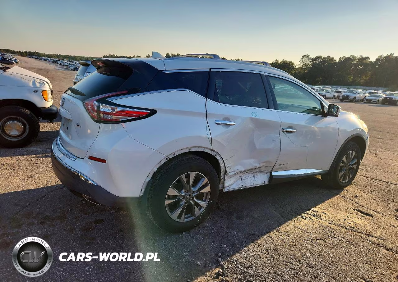 2017 Nissan Murano Sl VIN:5N1AZ2MG6HN160276 - 3