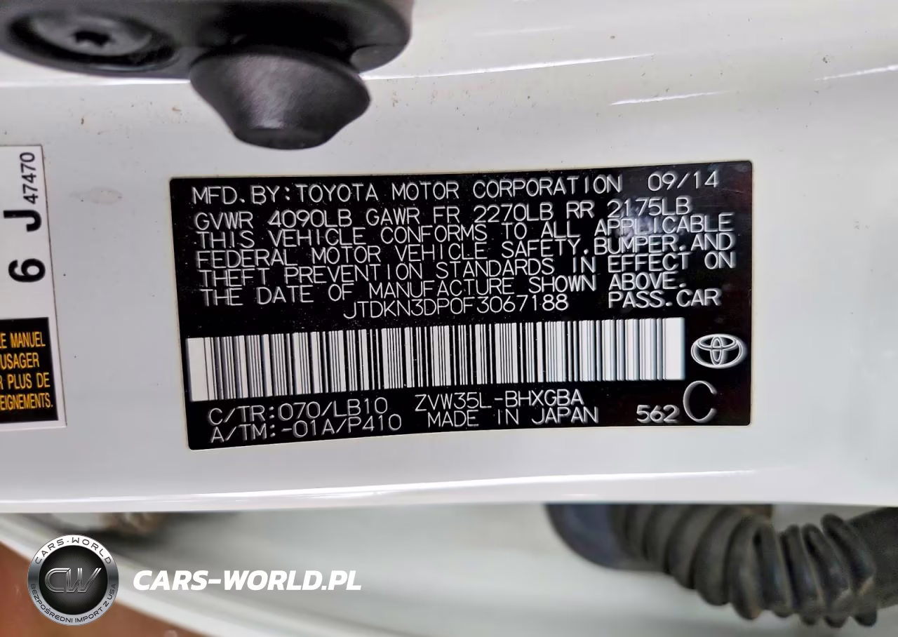 2015 Toyota Prius Plug-In Hybrid Advanced VIN:JTDKN3DP0F3067188 - 12