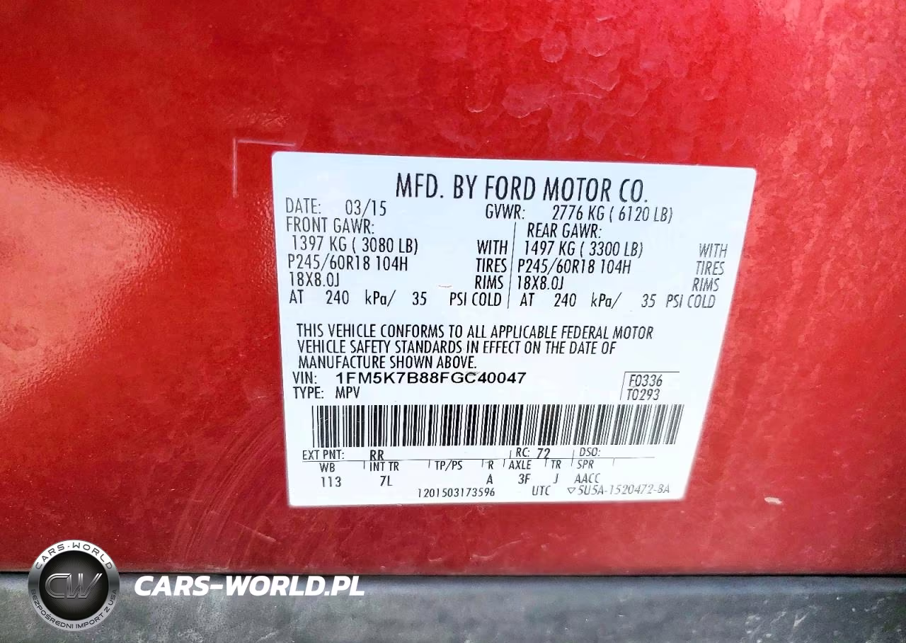 2015 Ford Explorer VIN:1FM5K7B88FGC40047 - 13