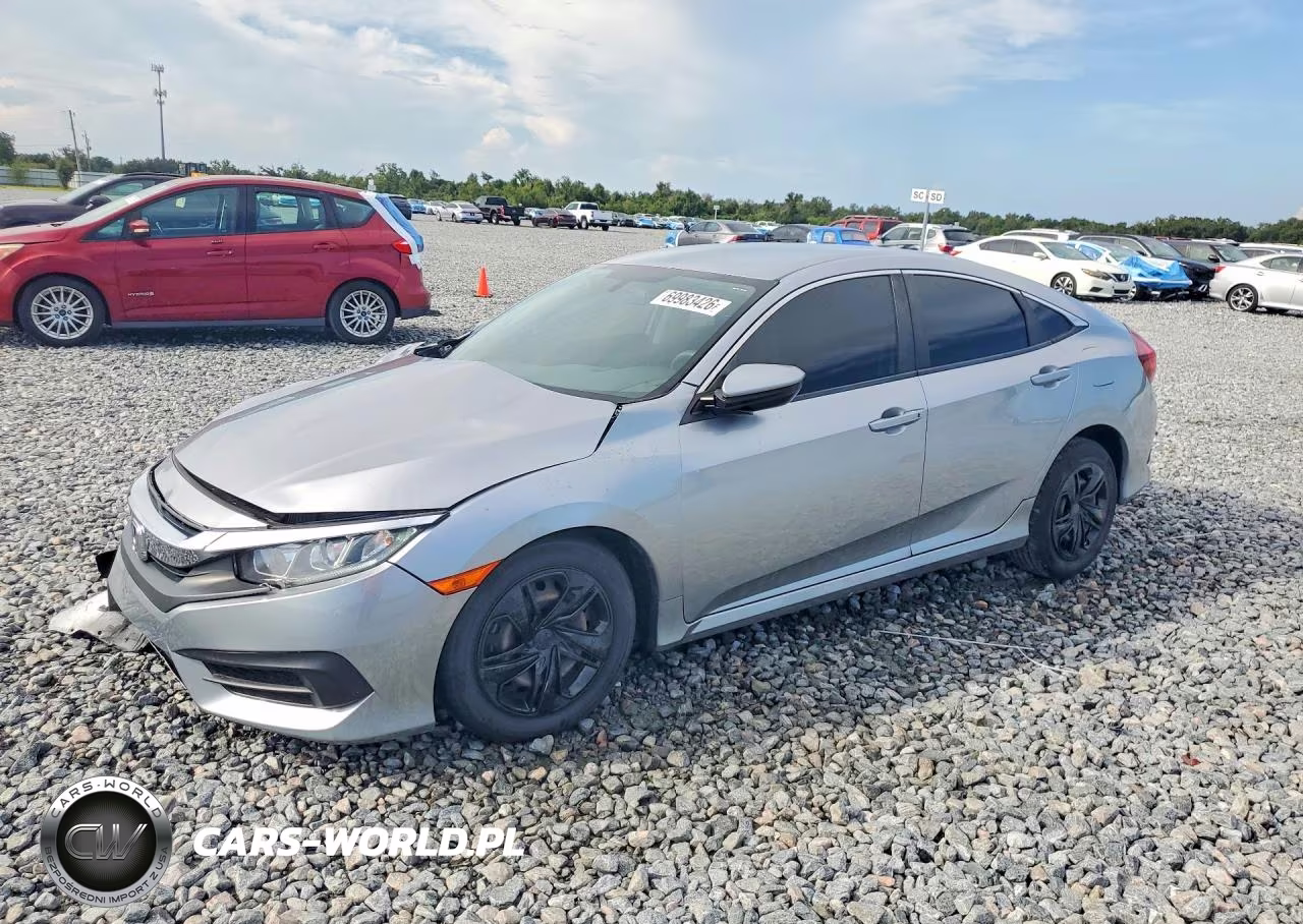2017 Honda Civic Lx VIN:19XFC2F54HE053075 - 1