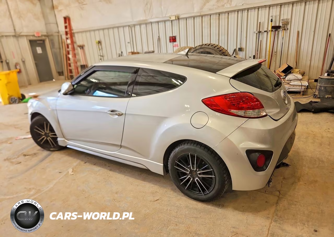 2013 Hyundai Veloster Turbo VIN:KMHTC6AE6DU132689 - 2