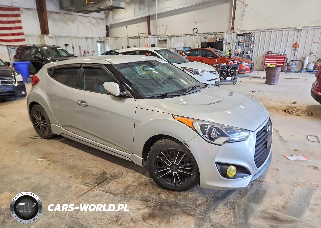 2013 Hyundai Veloster Turbo VIN:KMHTC6AE6DU132689 - 4