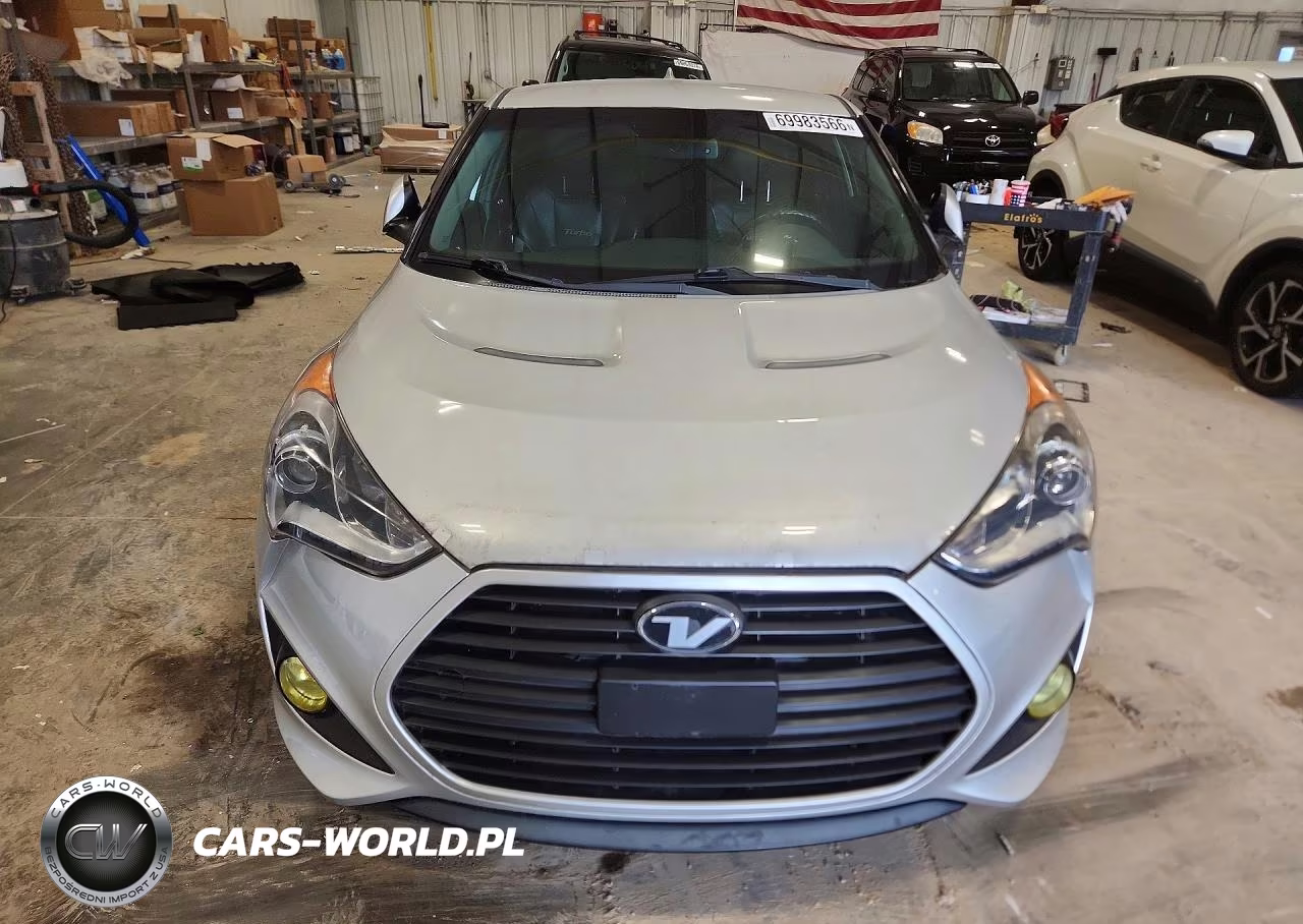 2013 Hyundai Veloster Turbo VIN:KMHTC6AE6DU132689 - 5
