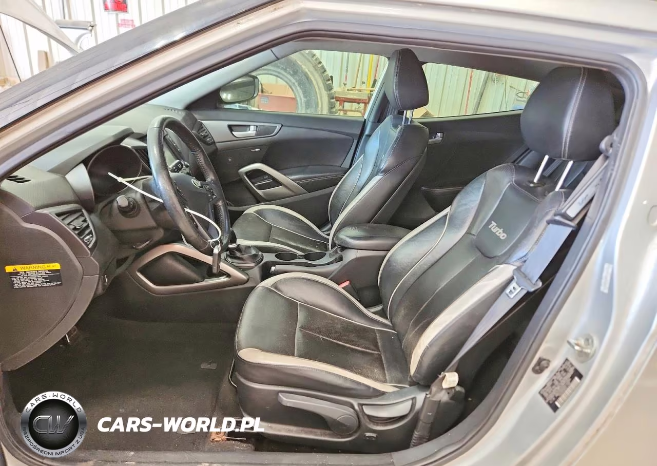 2013 Hyundai Veloster Turbo VIN:KMHTC6AE6DU132689 - 7