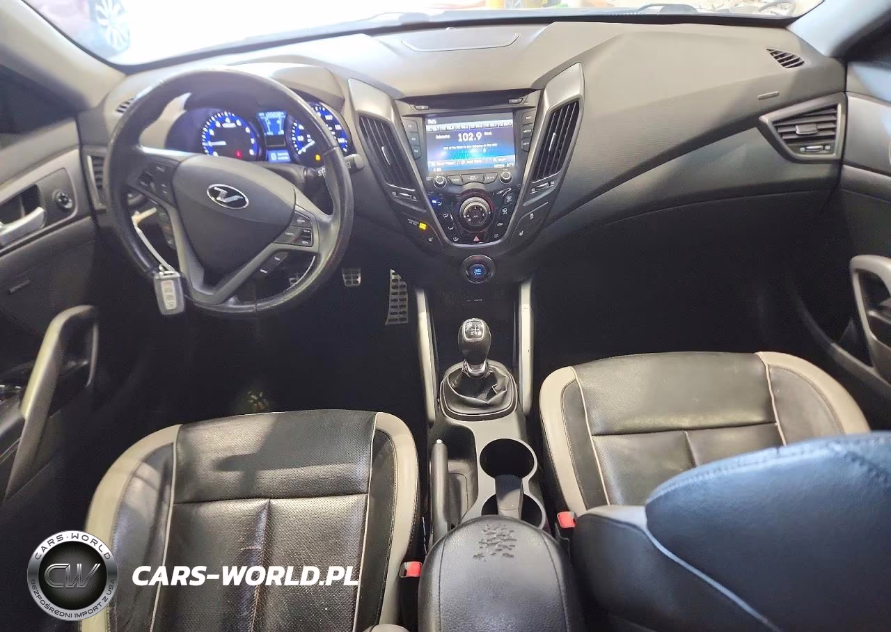 2013 Hyundai Veloster Turbo VIN:KMHTC6AE6DU132689 - 8