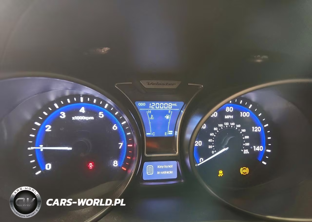 2013 Hyundai Veloster Turbo VIN:KMHTC6AE6DU132689 - 9