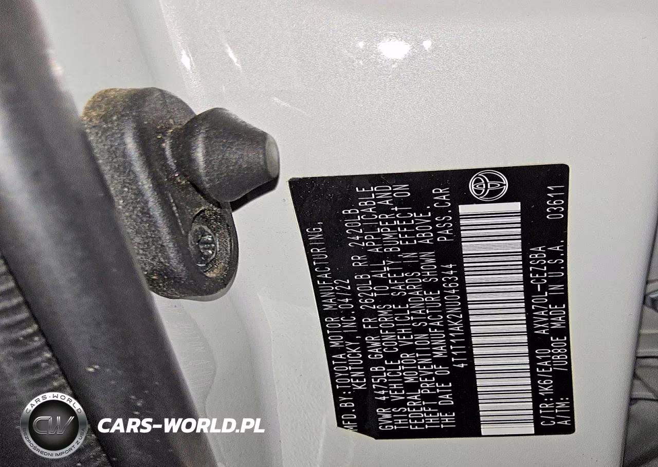 2022 Toyota Camry Se VIN:4T1T11AK2NU046344 - 12