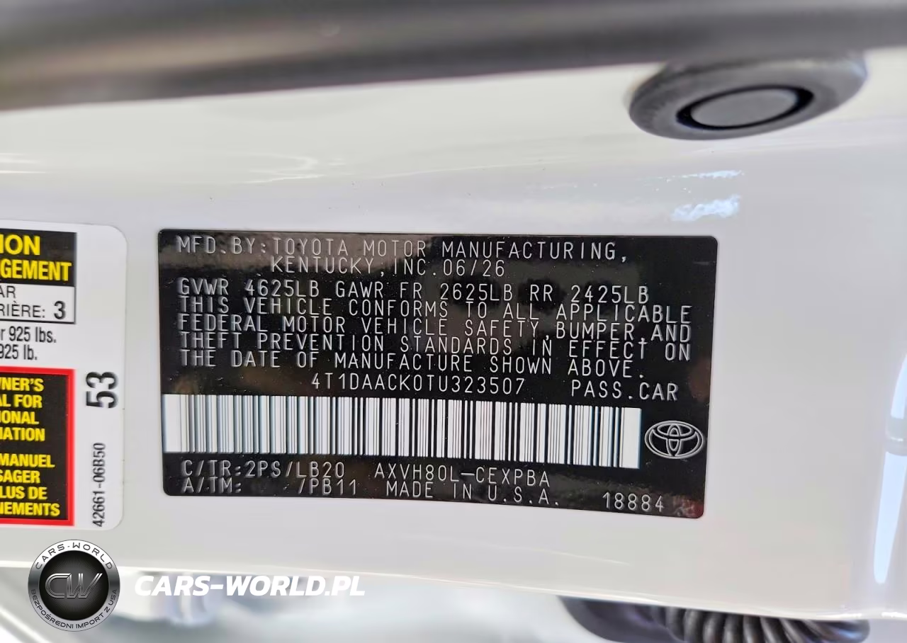 2026 Toyota Camry Xse VIN:4T1DAACK0TU323507 - 12