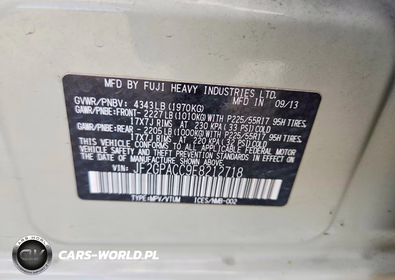 2014 Subaru Xv Crosstrek 2.0 Premium VIN:JF2GPACC9E8212718 - 12