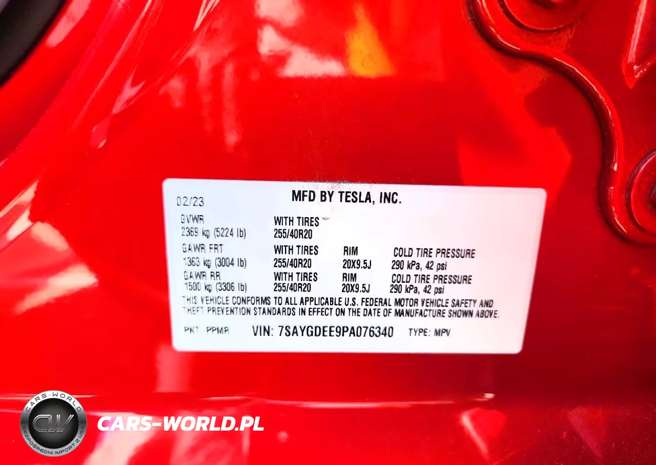 2023 Tesla Model Y VIN:7SAYGDEE9PA076340 - 12