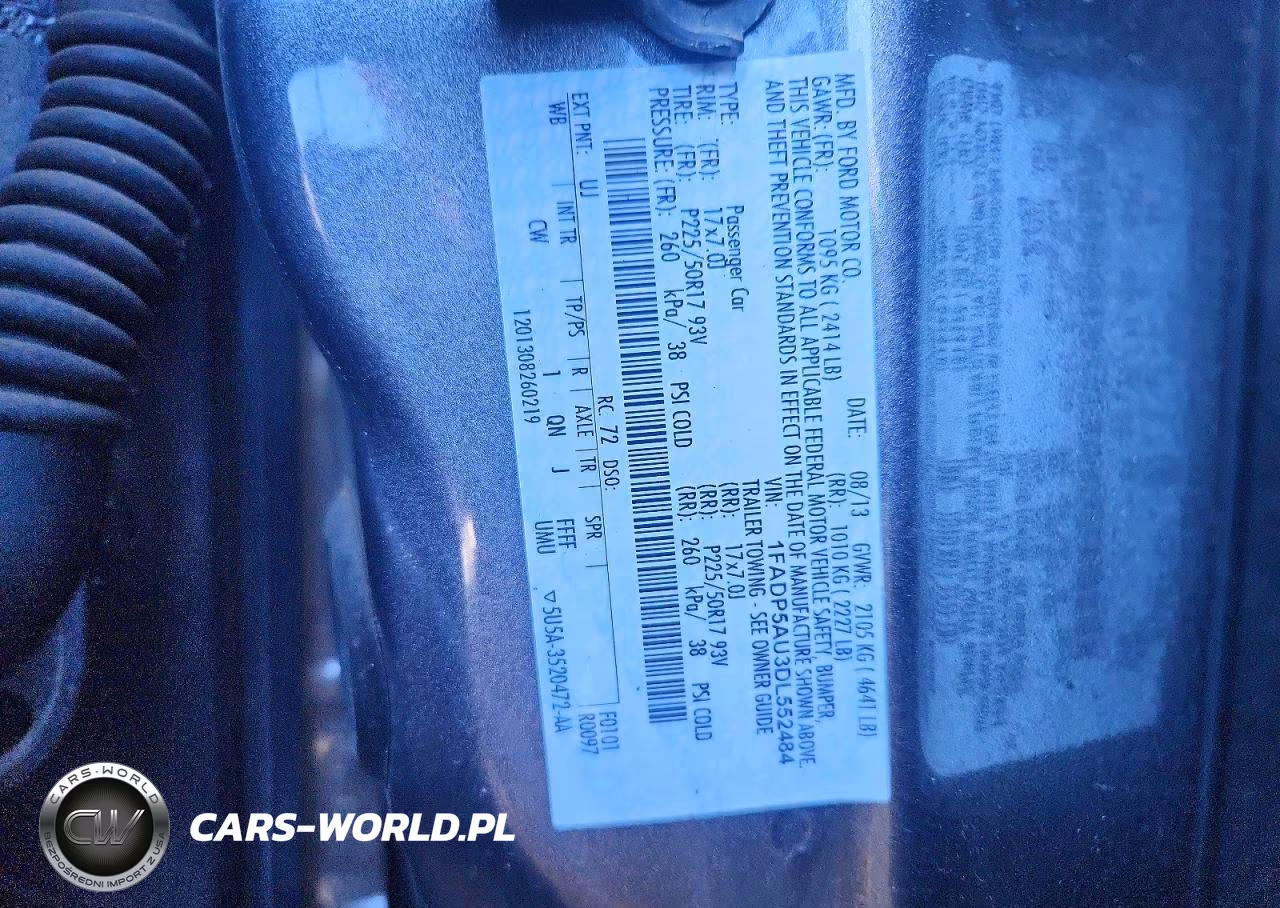 2013 Ford C-Max Se VIN:1FADP5AU3DL552484 - 12
