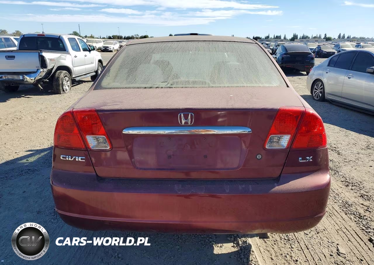 2003 Honda Civic Lx VIN:2HGES16513H596228 - 6