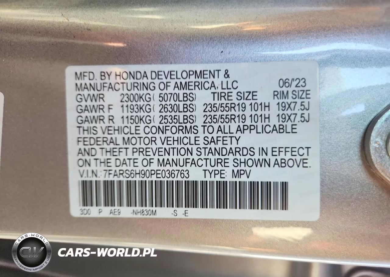 2023 Honda Cr-V Sport Touring VIN:7FARS6H90PE036763 - 13