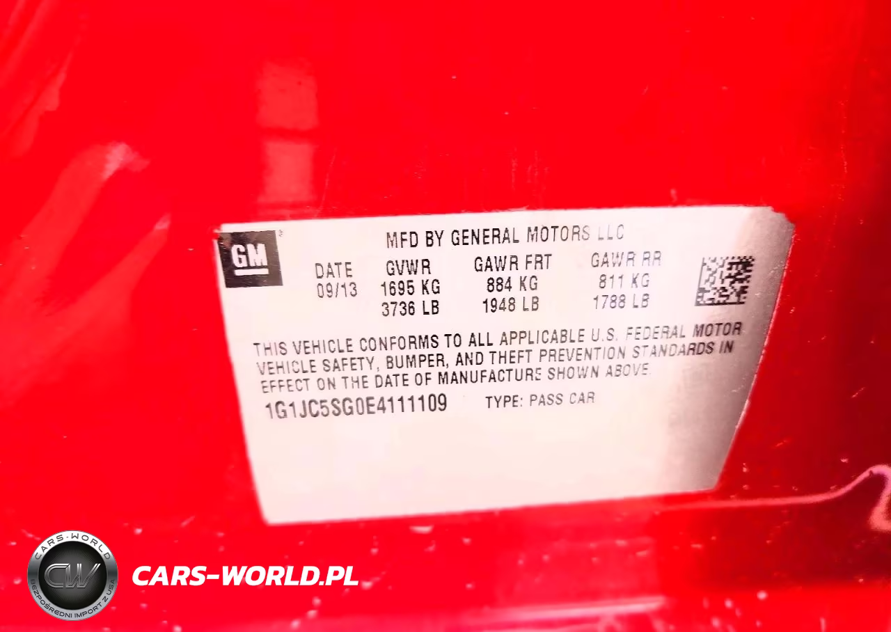 2014 Chevrolet Sonic Lt VIN:1G1JC5SG0E4111109 - 12
