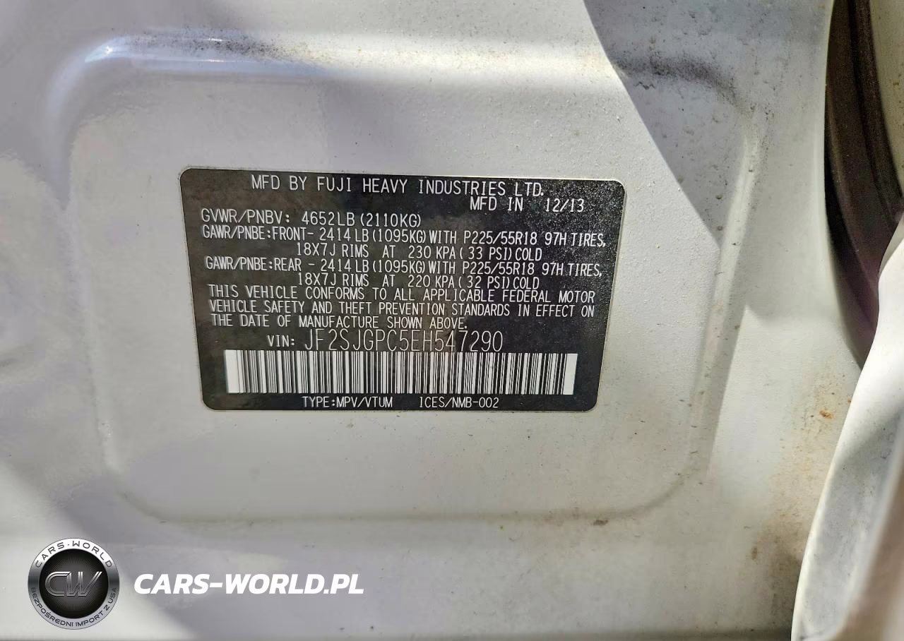 2014 Subaru Forester 2.0Xt Touring VIN:JF2SJGPC5EH547290 - 13