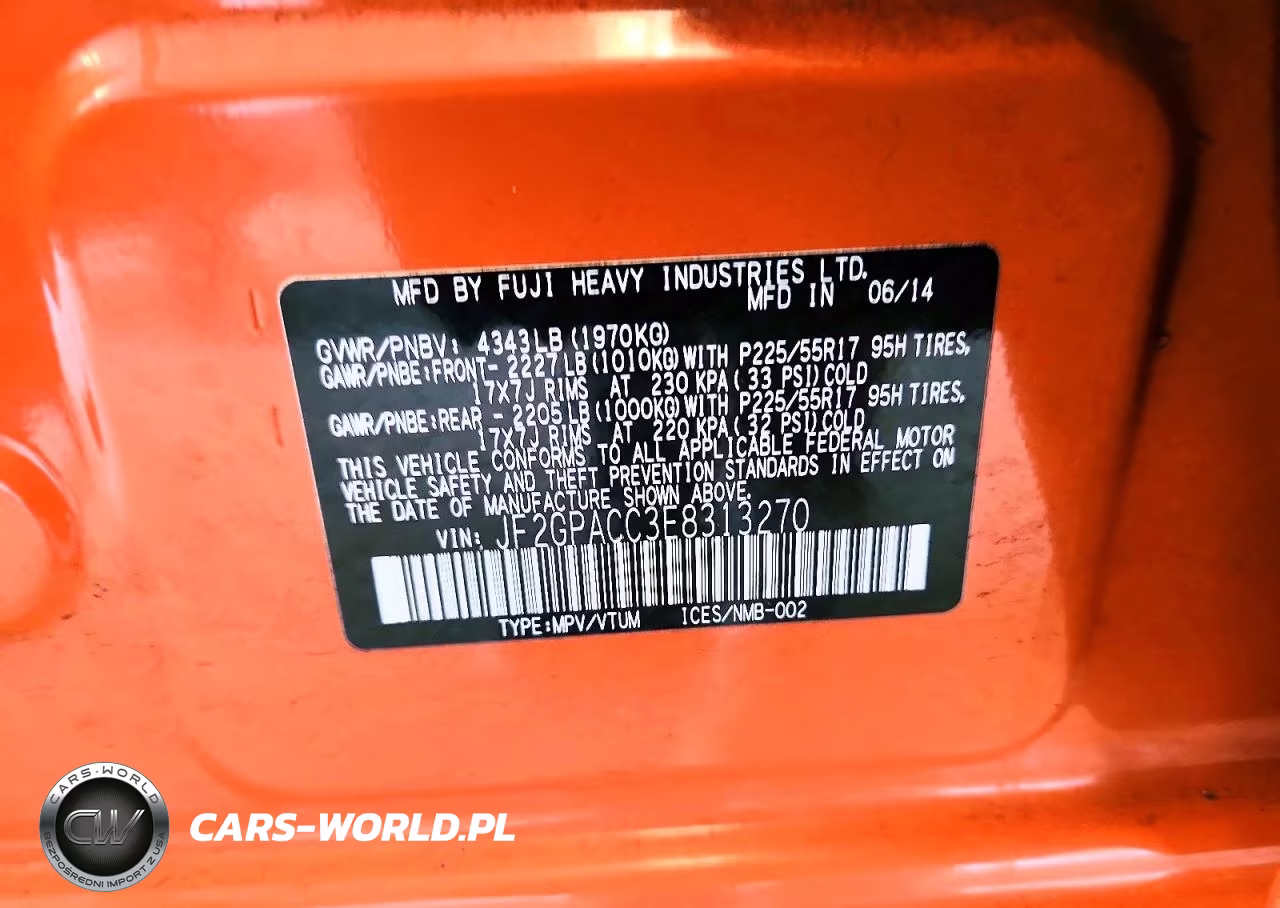 2014 Subaru Xv Crosstrek 2.0 Premium VIN:JF2GPACC3E8313270 - 14