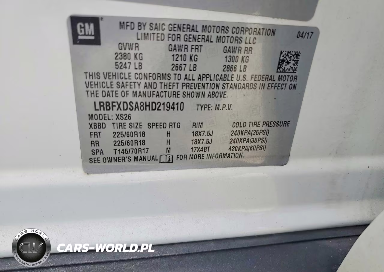 2017 Buick Envision Essence VIN:LRBFXDSA8HD219410 - 13