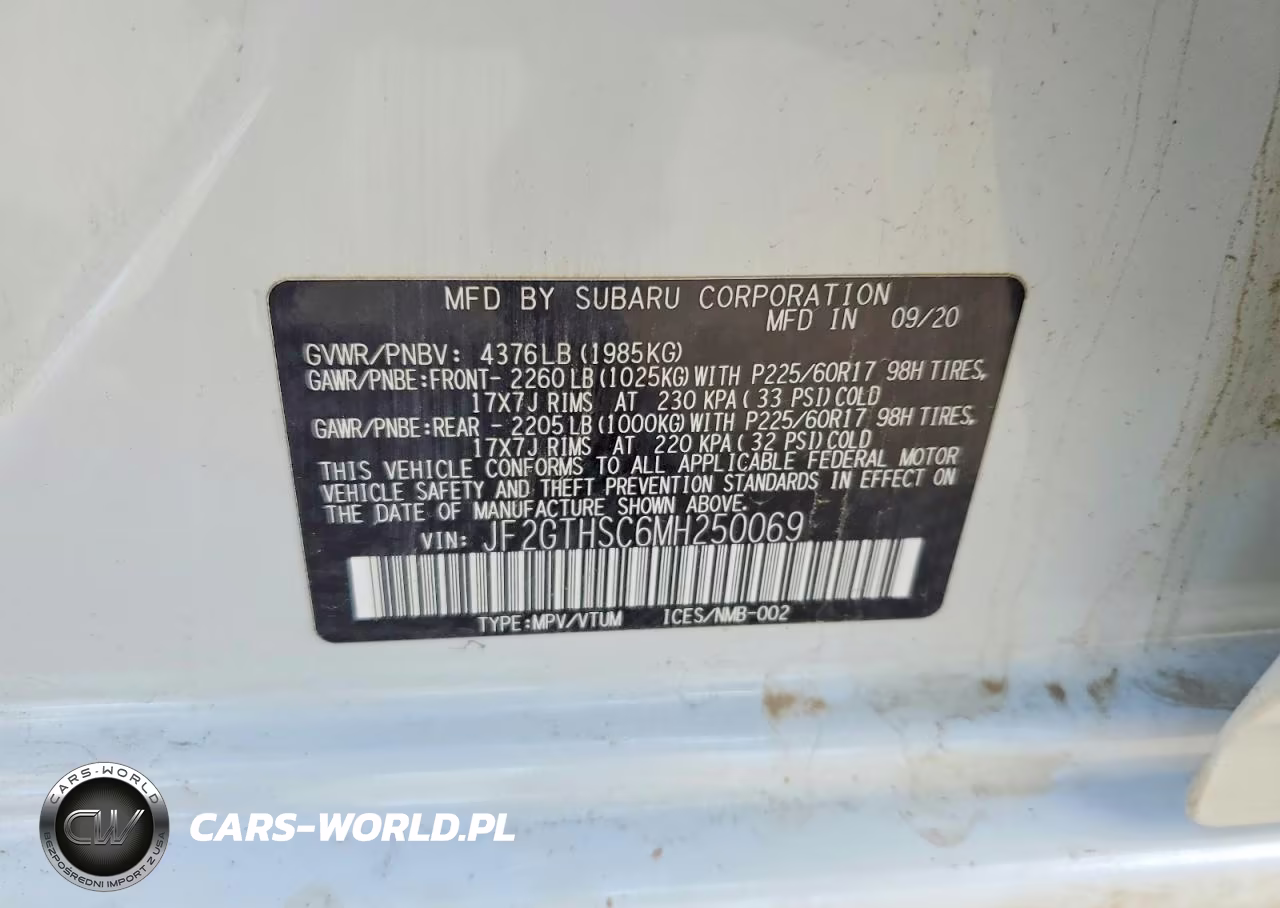 2021 Subaru Crosstrek Sport VIN:JF2GTHSC6MH250069 - 13