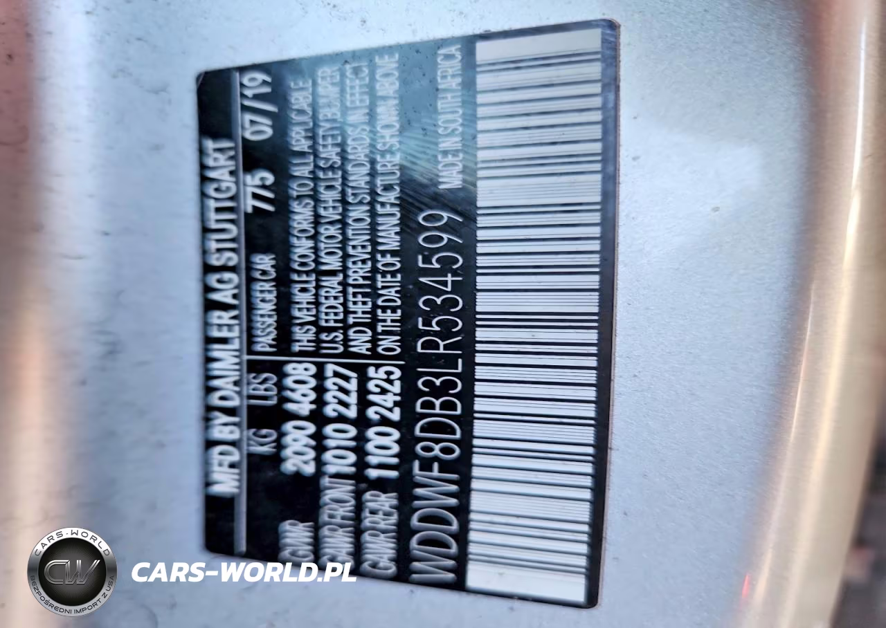 2020 Mercedes-Benz C 300 VIN:WDDWF8DB3LR534599 - 12
