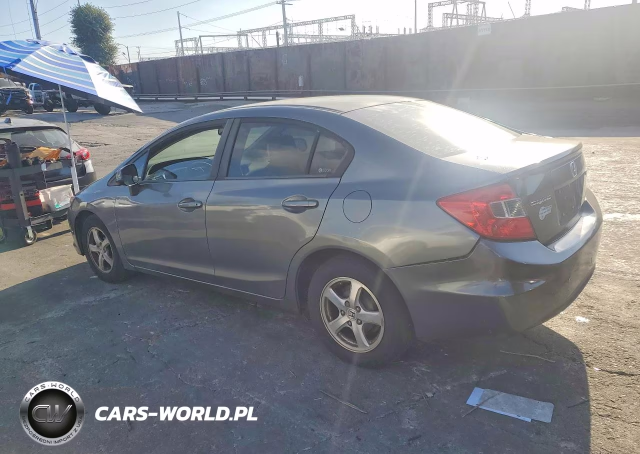 2012 Honda Civic Natural Gas VIN:19XFB5F57CE003803 - 2