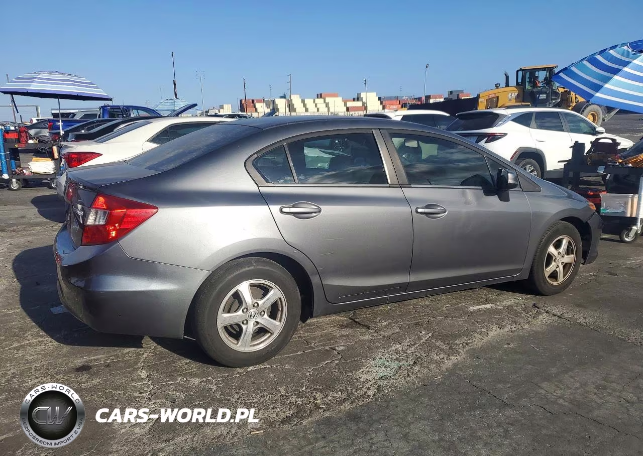 2012 Honda Civic Natural Gas VIN:19XFB5F57CE003803 - 3