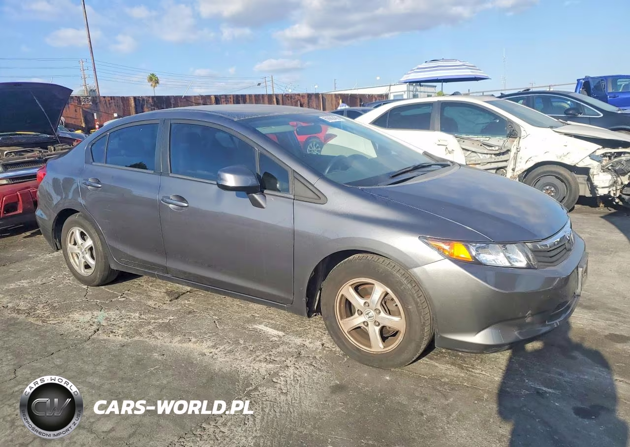 2012 Honda Civic Natural Gas VIN:19XFB5F57CE003803 - 4