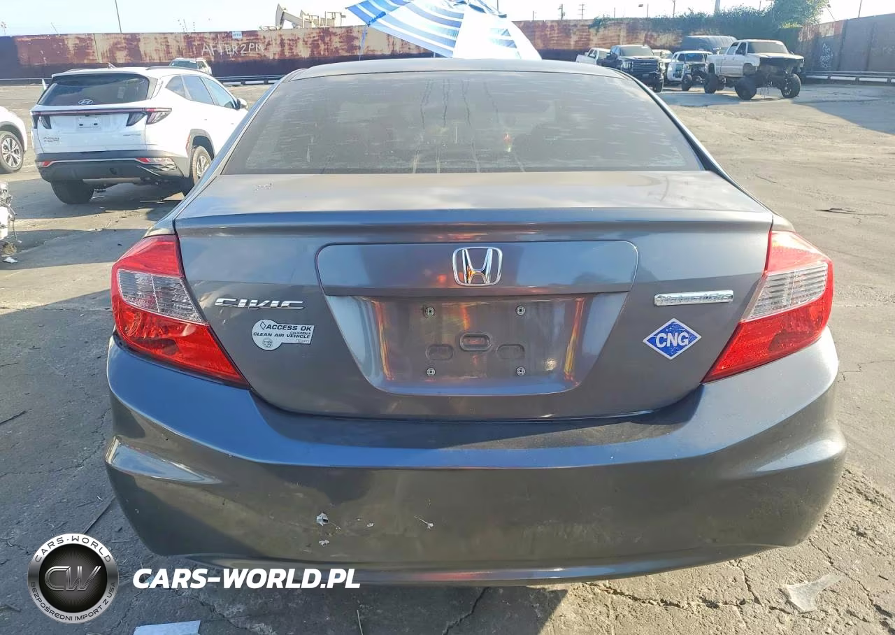 2012 Honda Civic Natural Gas VIN:19XFB5F57CE003803 - 6