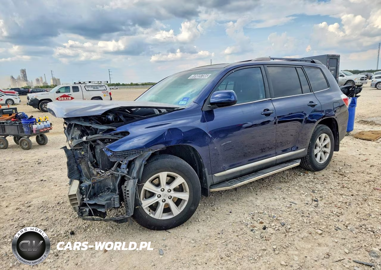 2013 Toyota Highlander Se VIN:5TDZK3EHXDS137869 - 1