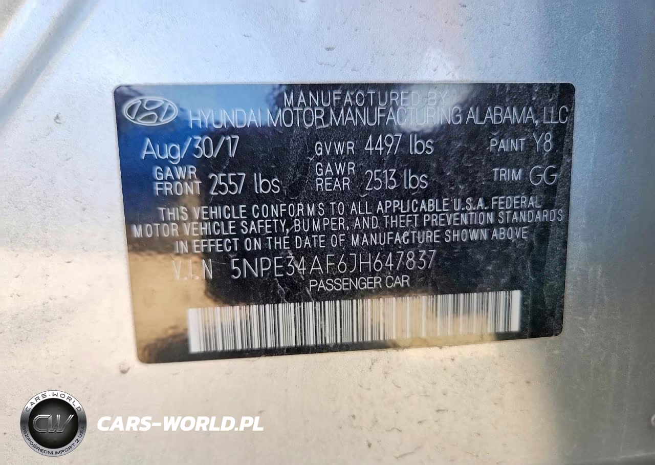 2018 Hyundai Sonata Limited VIN:5NPE34AF6JH647837 - 13