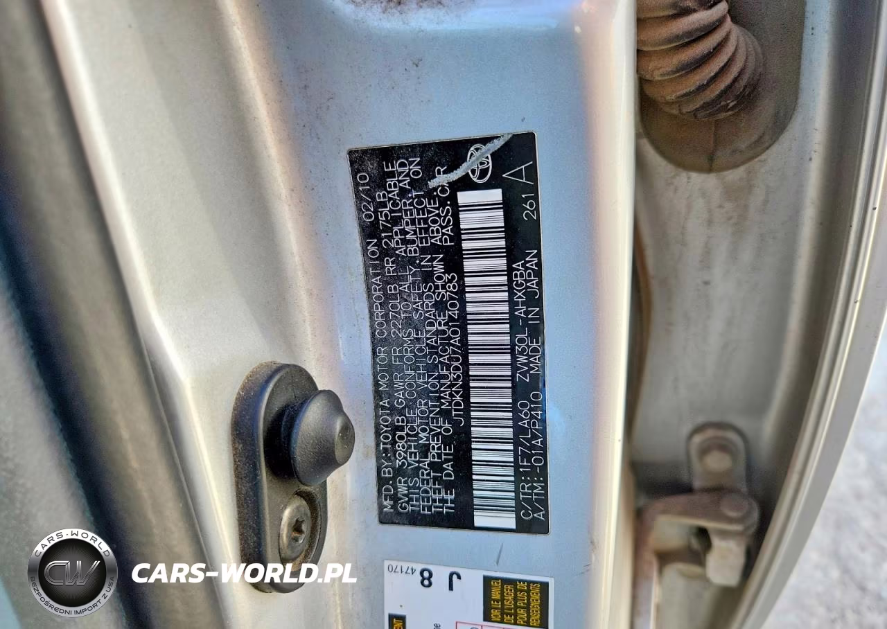 2010 Toyota Prius Iv VIN:JTDKN3DU7A0140783 - 12