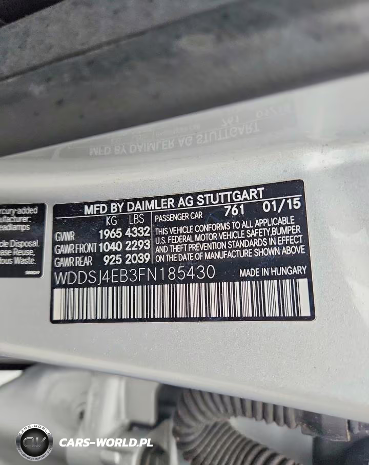 2015 Mercedes-Benz Cla-Class Cla250 VIN:WDDSJ4EB3FN185430 - 12