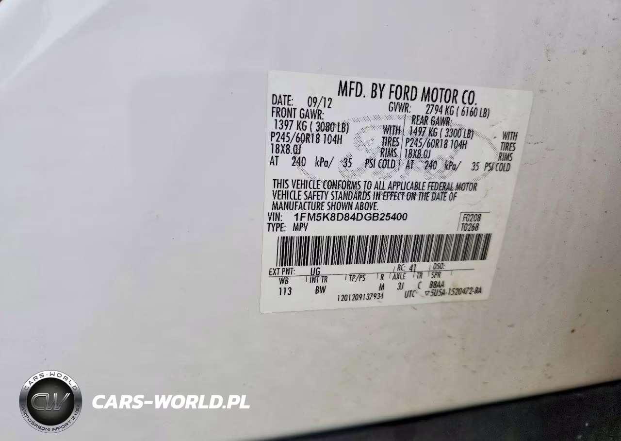2013 Ford Explorer Xlt VIN:1FM5K8D84DGB25400 - 13