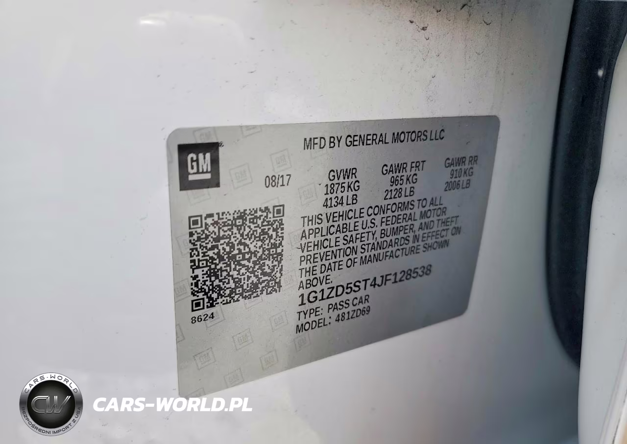 2018 Chevrolet Malibu Lt VIN:1G1ZD5ST4JF128538 - 12