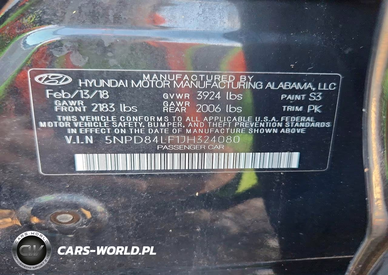 2018 Hyundai Elantra Sel VIN:5NPD84LF1JH324080 - 12