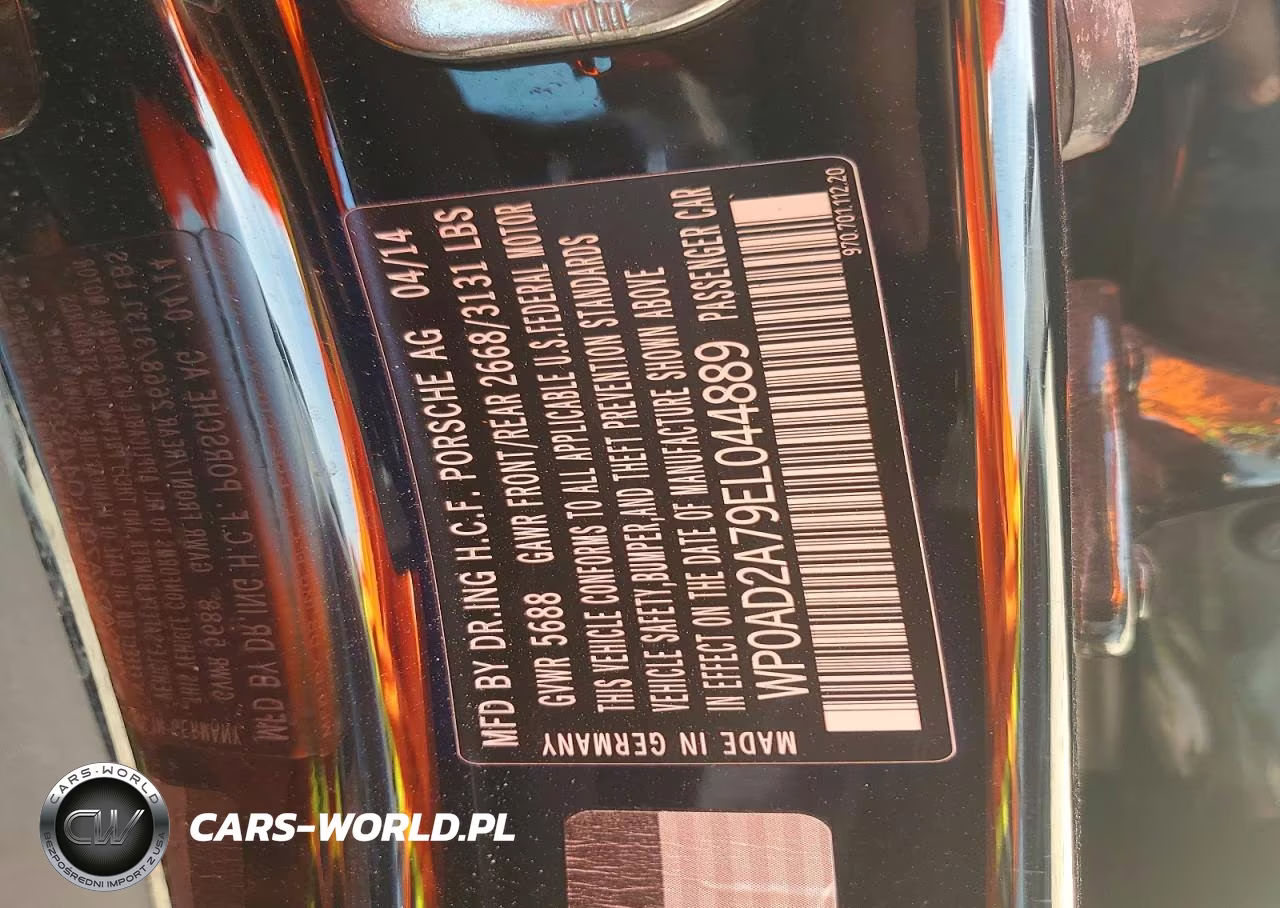 2014 Porsche Panamera S Hybrid VIN:WP0AD2A79EL044889 - 12