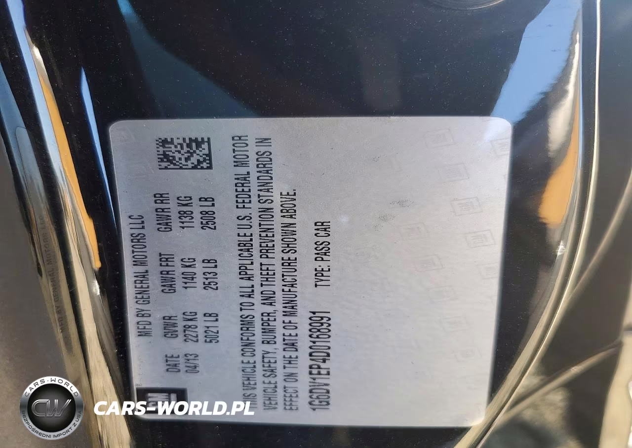 2013 Cadillac Cts-V VIN:1G6DV1EP4D0168991 - 12