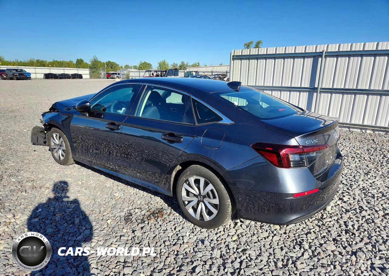2025 Honda Civic Lx VIN:2HGFE2F24SH589893 - 2