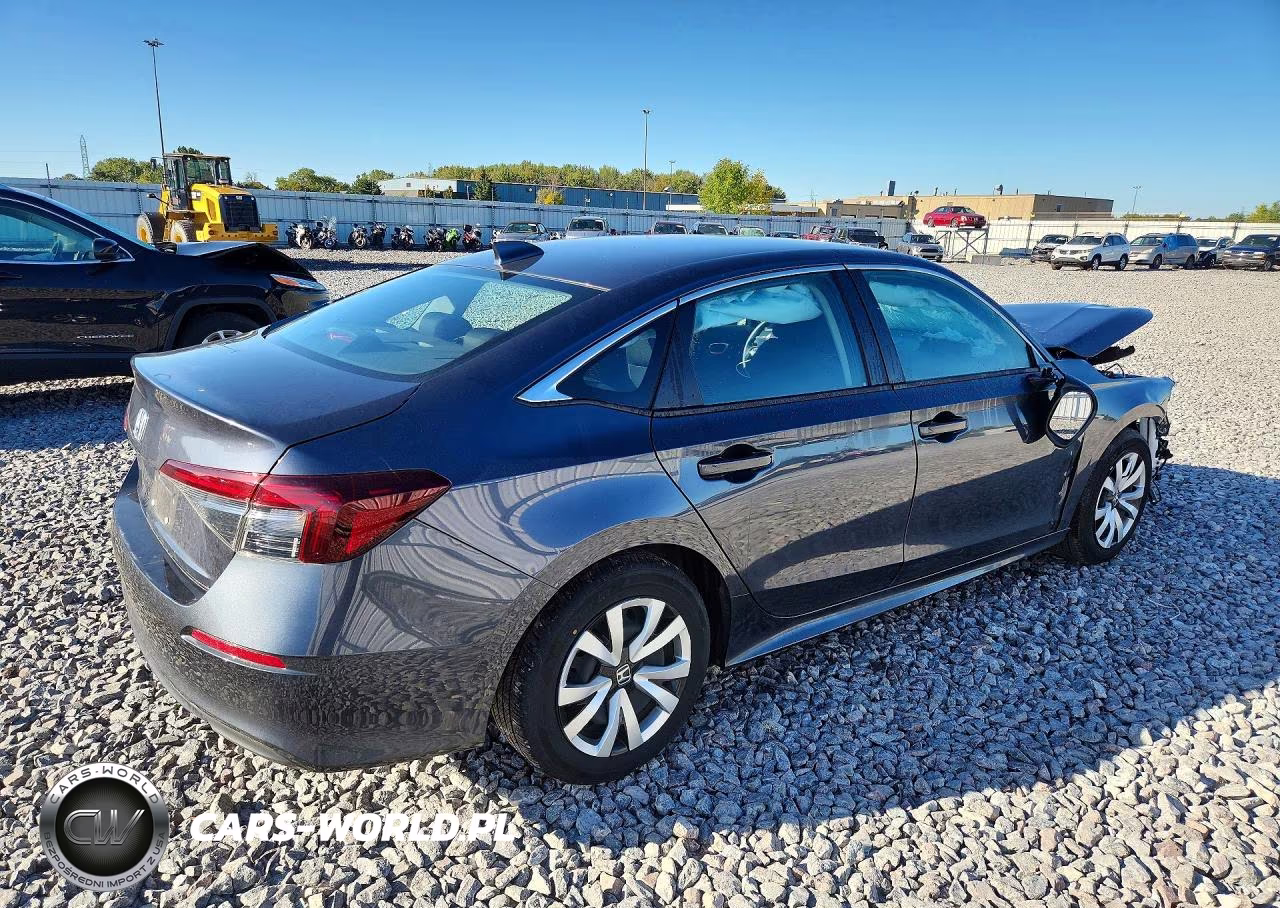 2025 Honda Civic Lx VIN:2HGFE2F24SH589893 - 3