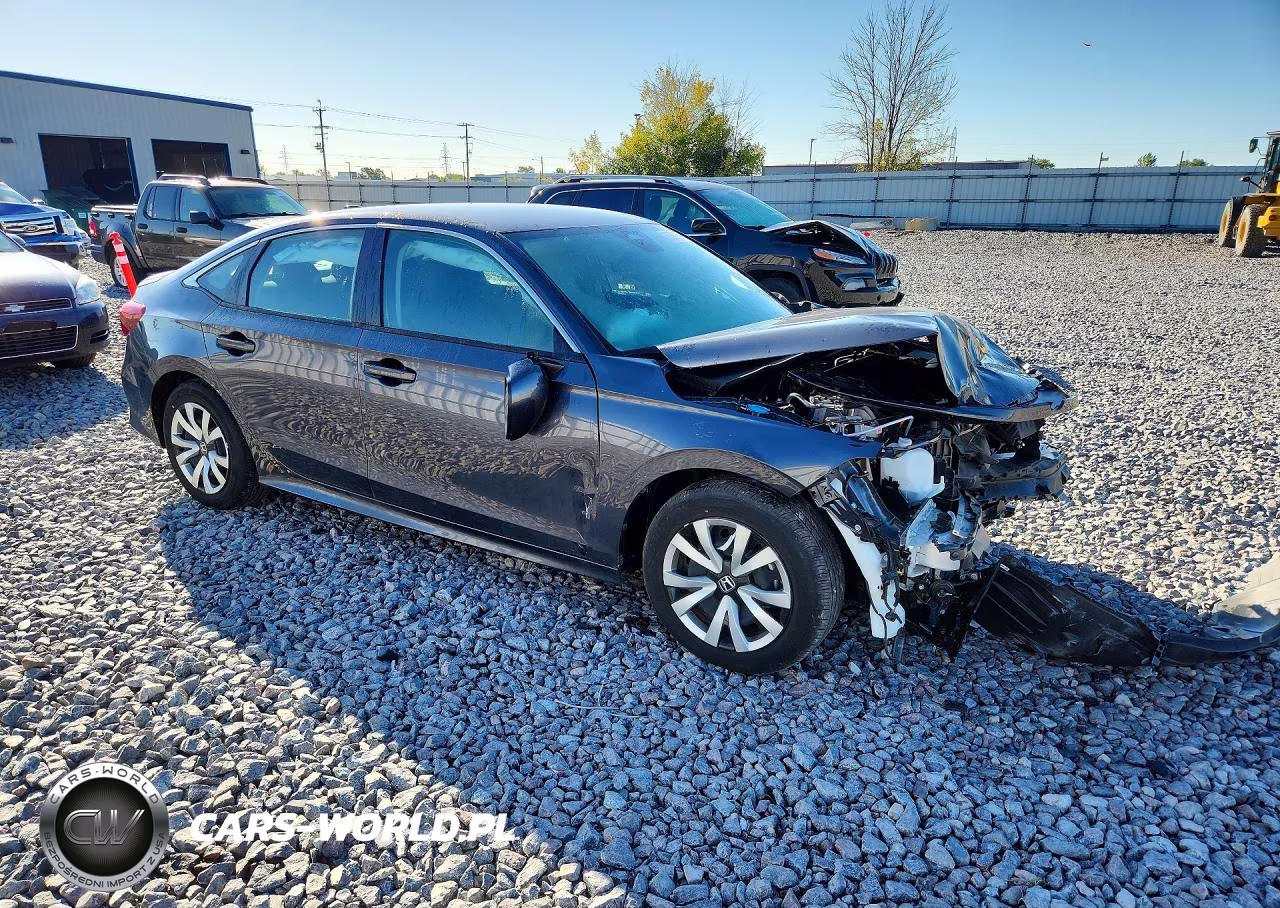 2025 Honda Civic Lx VIN:2HGFE2F24SH589893 - 4